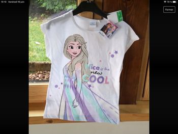 T shirt reine des neiges