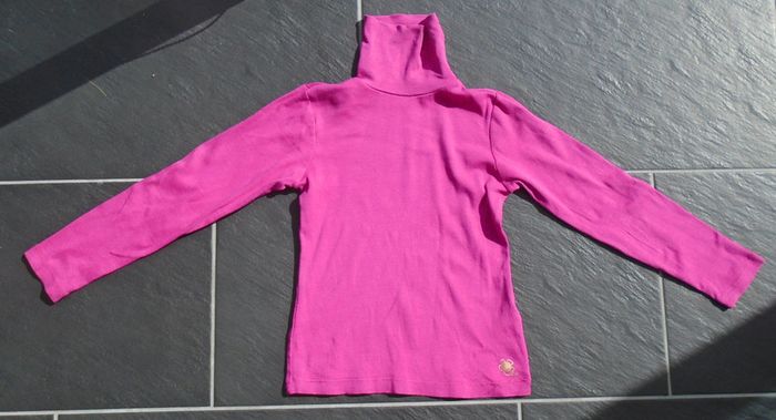 Sous pull rose fille 6 ans