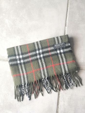Écharpe Burberry verte