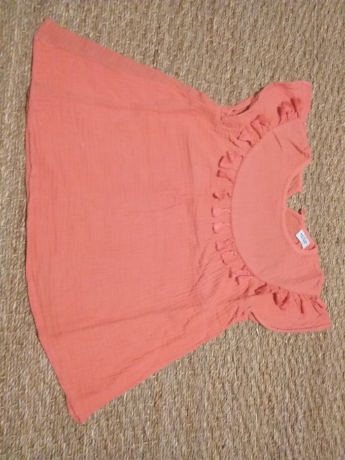 2 t shirt corail Tape à l'oeil et bleu ciel Sergent-major  8 ans - photo numéro 2