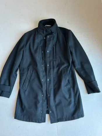 Manteau long homme Zara noir