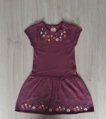 Robe 6 ans Sergent Major Violette à Fleurs 🌸 