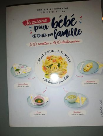 Livre de cuisine pour bébé