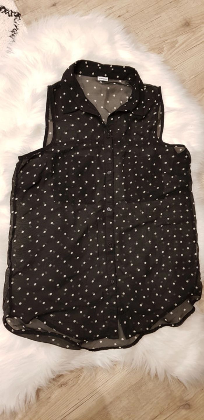 Chemise fluide à pois Pimkie - taille 36/38