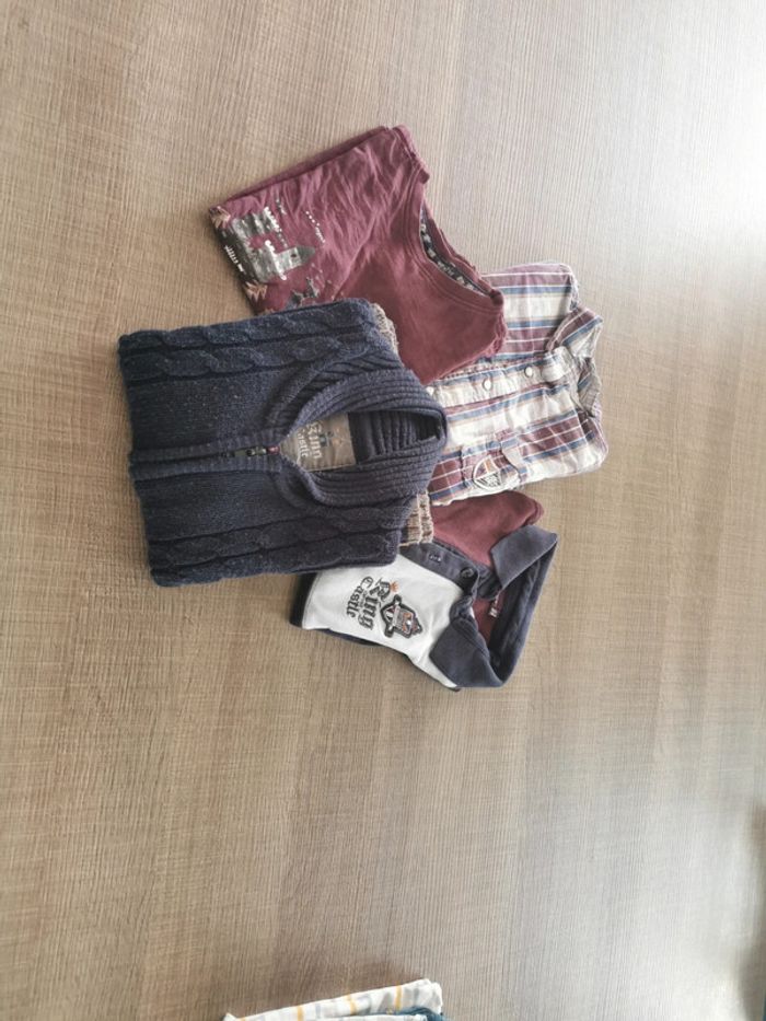 Lot t-shirt chemise gilet Sergent major 6 ans