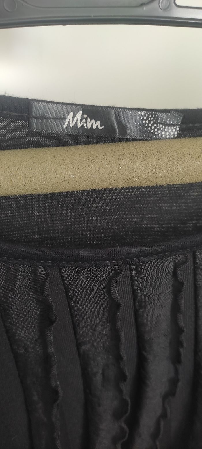 Tee-shirt noir effet blousant - photo numéro 4