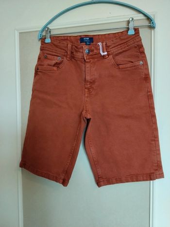 Short jeans confort fit Kiabi XS couleur corail