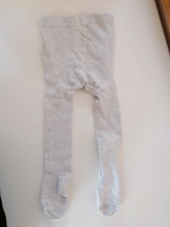 Collants Dpam 24 mois gris clair