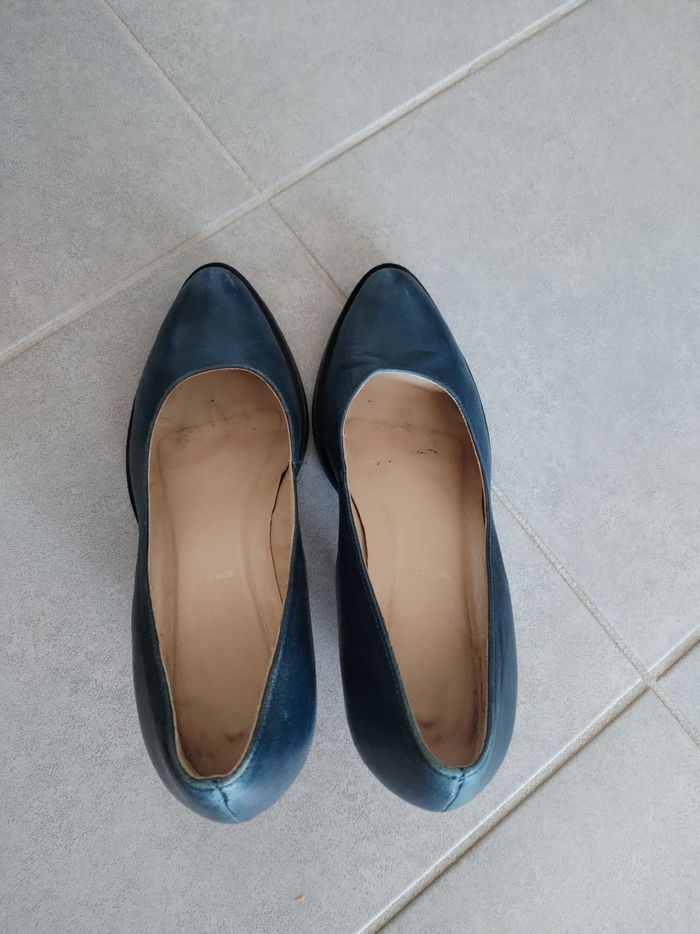 Escarpins bleu - photo numéro 3