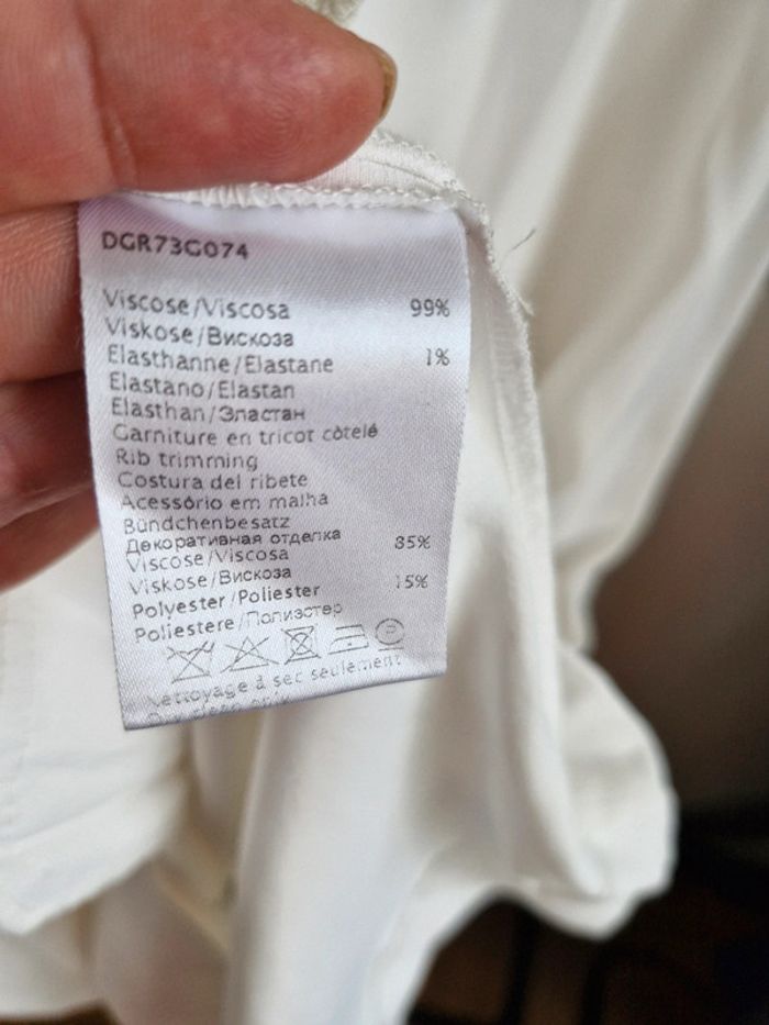 Gérard Darel robe fluide écru liseré doré - photo numéro 11