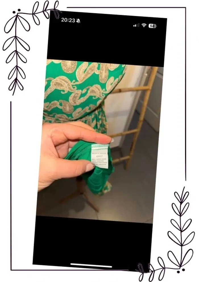 Robe verte d’été fluide goa neuve chic - photo numéro 8