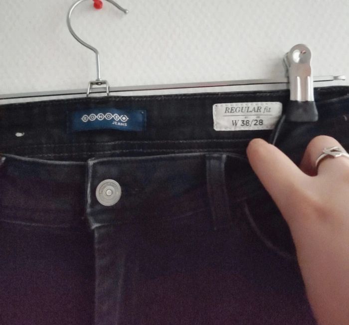 Jeans a trous taille haute femme w - photo numéro 2