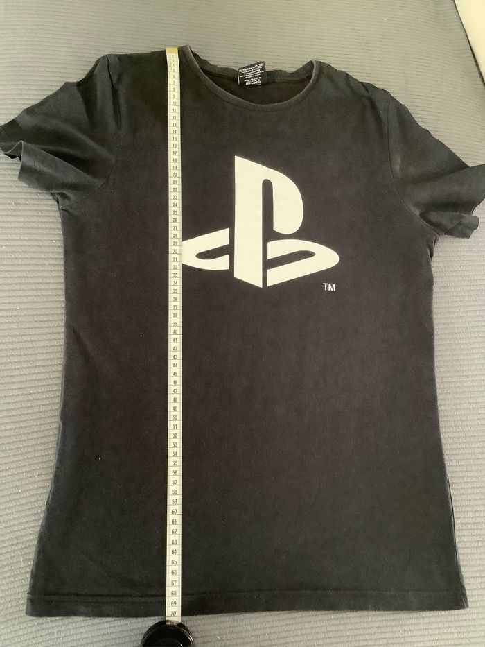 T-shirt noir logo blanc PlayStation - photo numéro 9