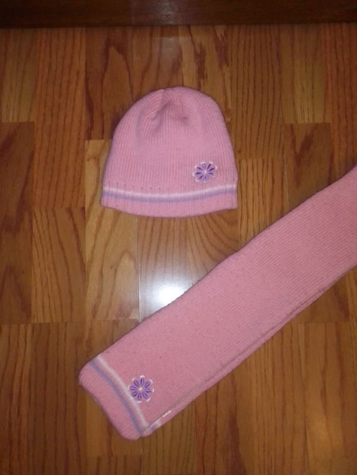 Lot bonnet et écharpe 6-12 mois - photo numéro 2