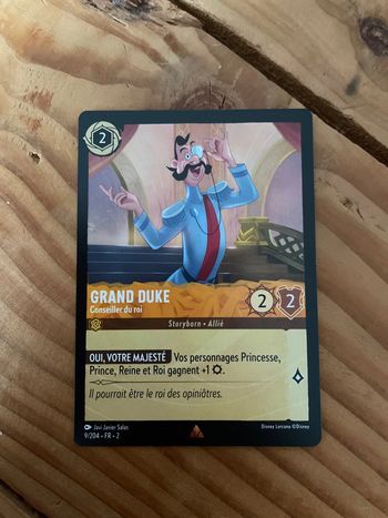 Carte Lorcana chapitre 2 Grand Duke