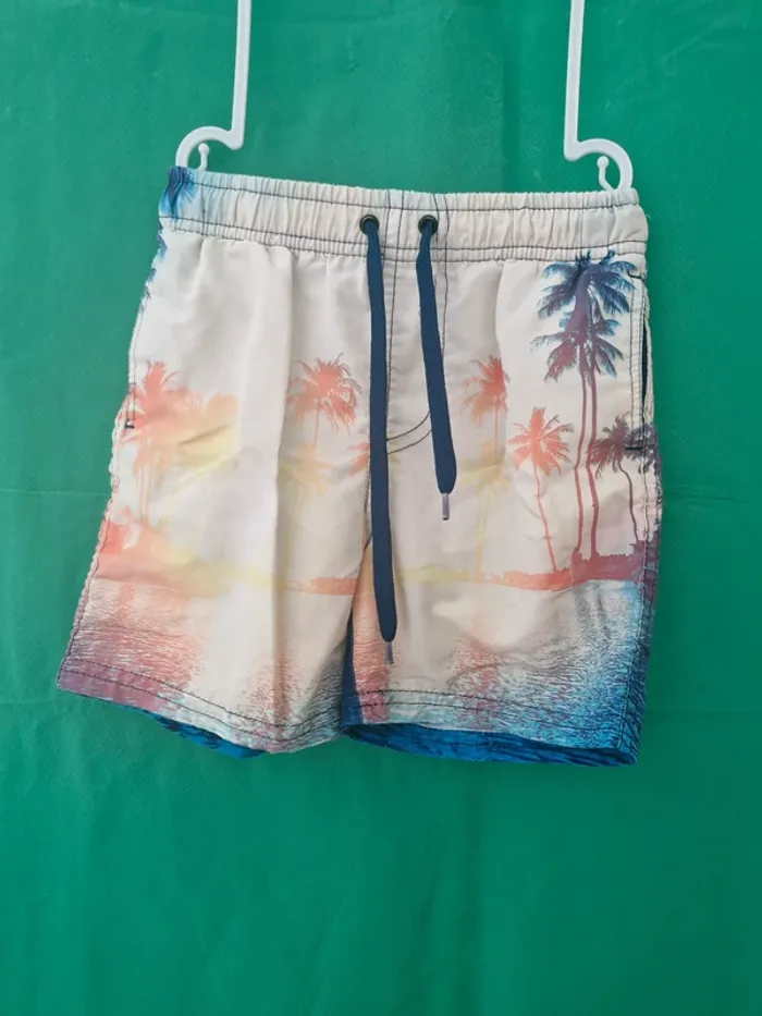 Short de bain imprimé palmiers 3 ans Tissaia