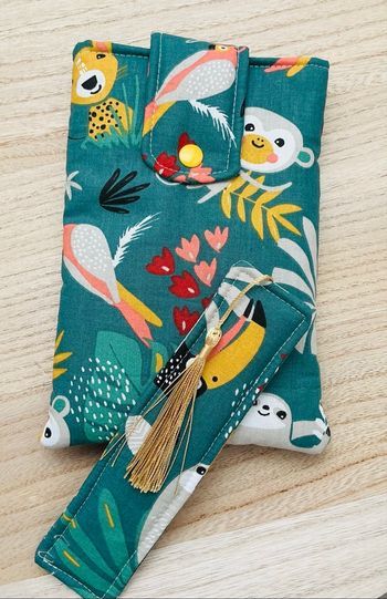 Pochette pour livre de poche Jungle