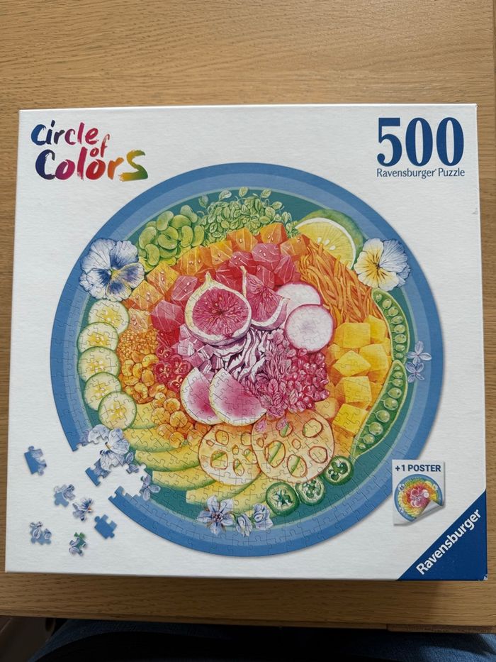 Magnifique puzzle rond Ravensburger Circle of Colors - photo numéro 2