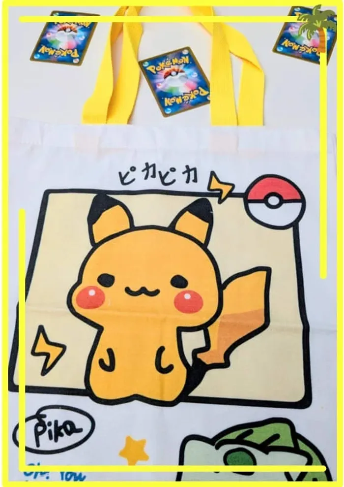 Tote bag Pikachu - pratique & stylé - photo numéro 2