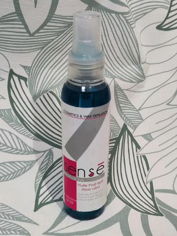Sensé huile aromatique post épilation aloé vera 125 ml valeur 10€ à utiliser 18 mois après ouverture