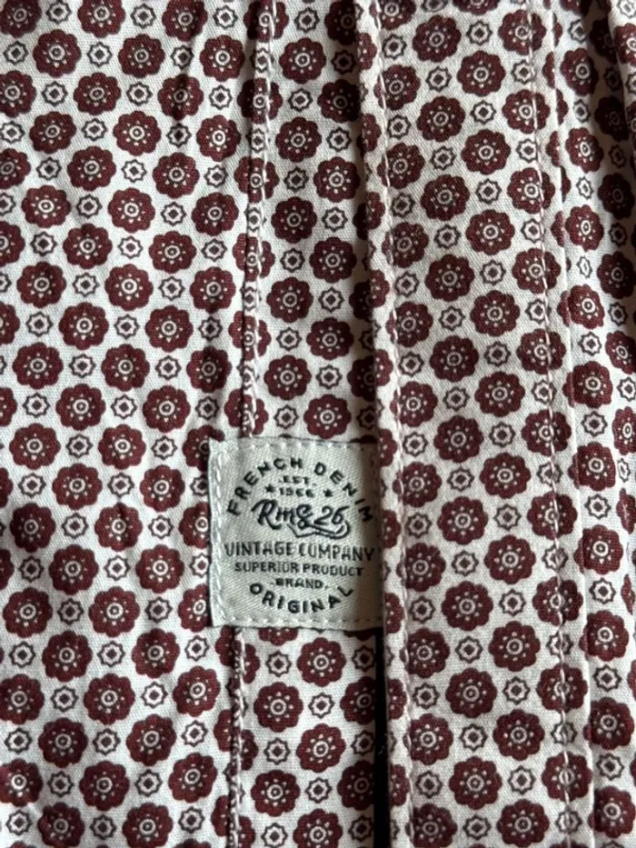 Chemise chemisette, homme taille XL, French denim RMS - photo numéro 4
