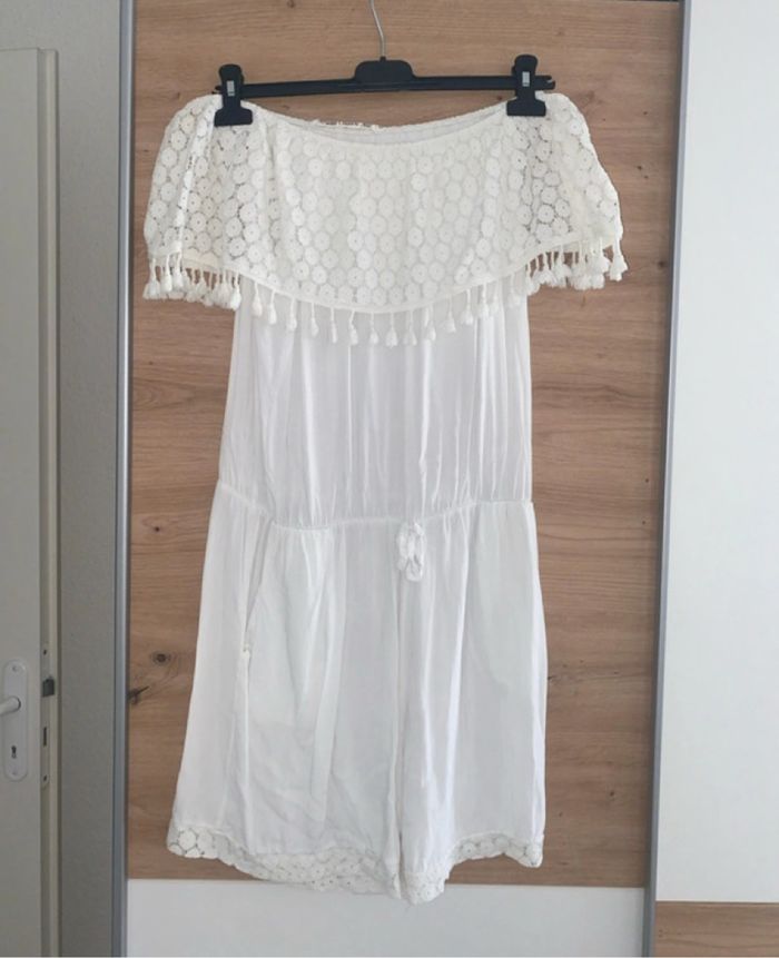 Combi short avec dentelle - photo numéro 2