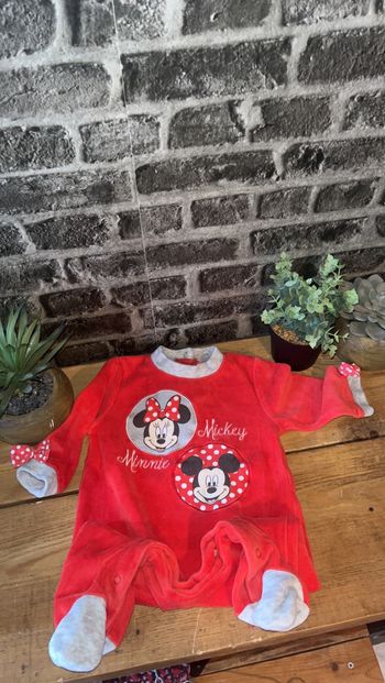 Pyjama 1 pièce Minnie et Mickey