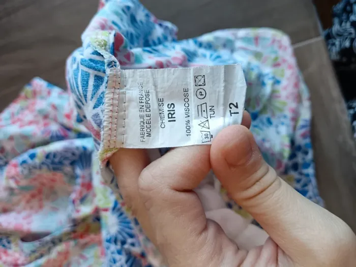 Tunique blouse manche 3/4 taille 38 - photo numéro 3