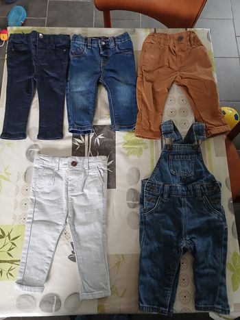 Lot pantalons 6m