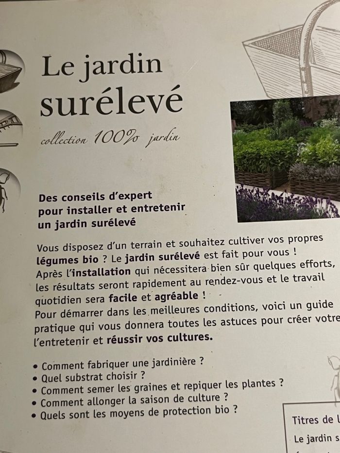 Le jardin surélevé - photo numéro 1