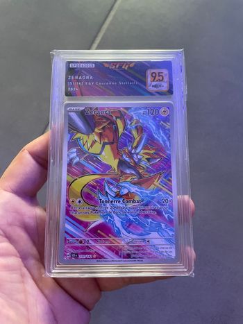 Pokémon carte gradée Fr Zeraora alt sfg 9.5