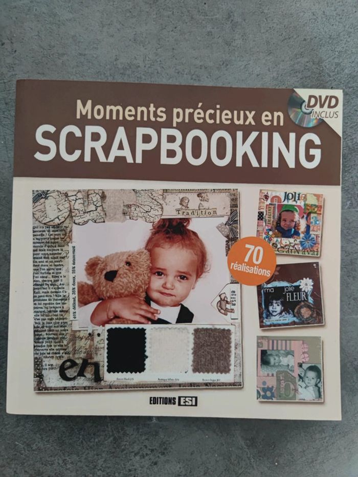 livre moments précieux en scrapbooking