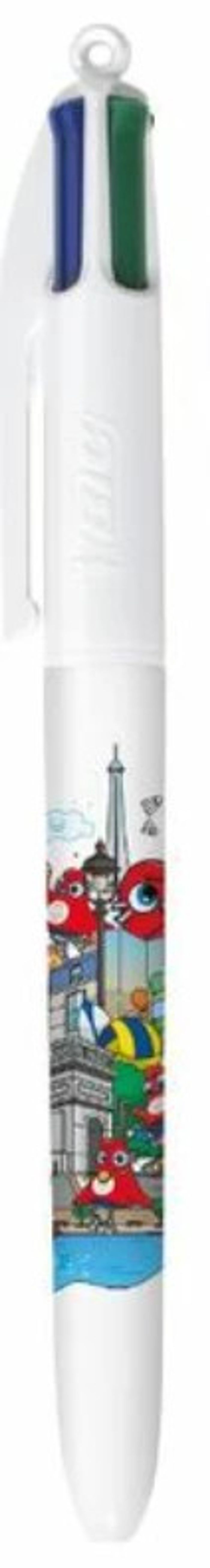 Stylo 4 Couleurs "La Phryge Olympique Monuments" JO Paris 2024 - photo numéro 2