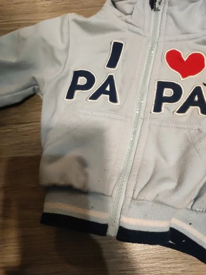 Lot deux pull zip 3mois - photo numéro 8
