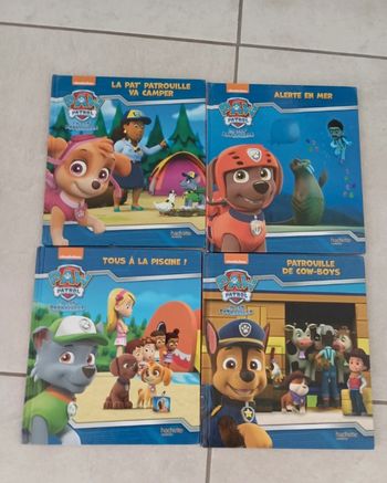 4 livres de la pat patrouille