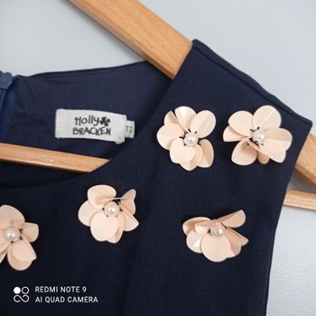 Combishort marine avec fleurs t38 Molly Bracken