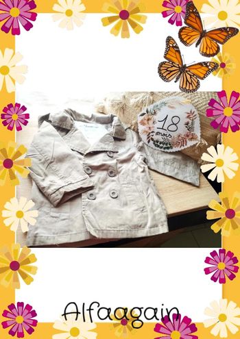Veste caban garçon 18mois Gémo neuve