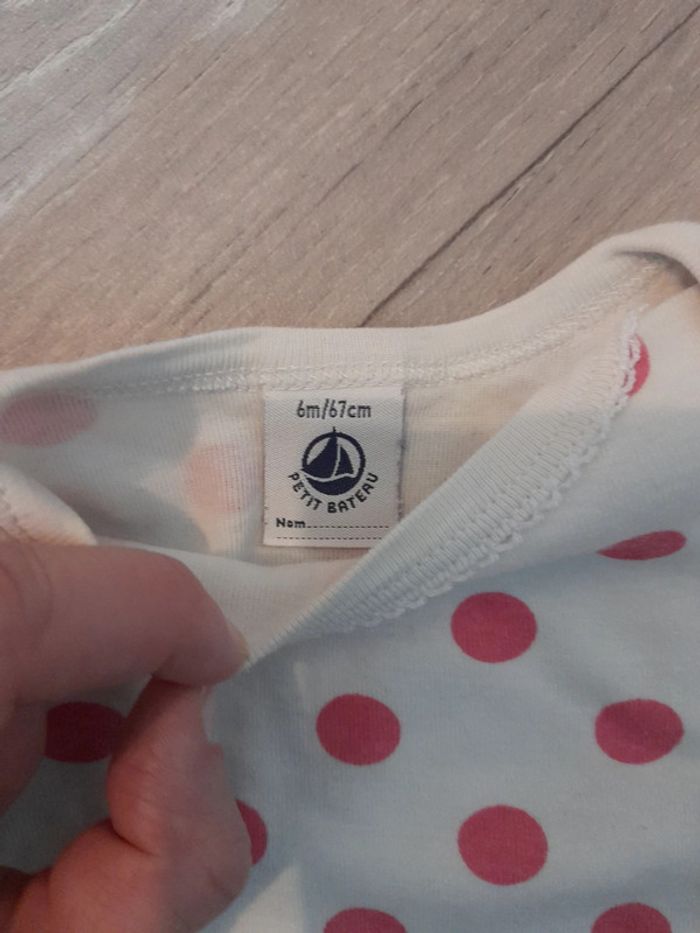 Body pois petit bateaux 6 mois - photo numéro 2