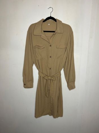 Robe chemise ceinturée