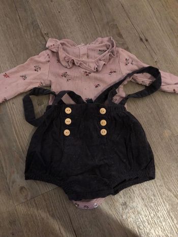 Bel ensemble été kiabi fille salopette