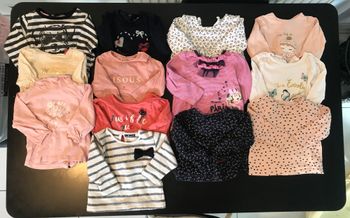 Lot 37 tee-shirts manches longues