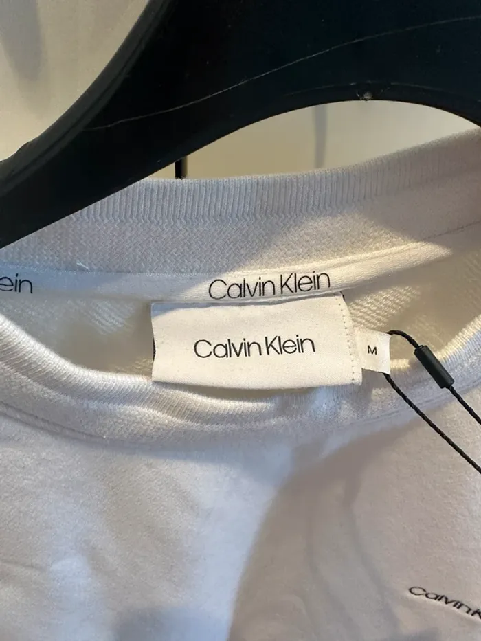 Sweat blanc Calvin Klein - photo numéro 4