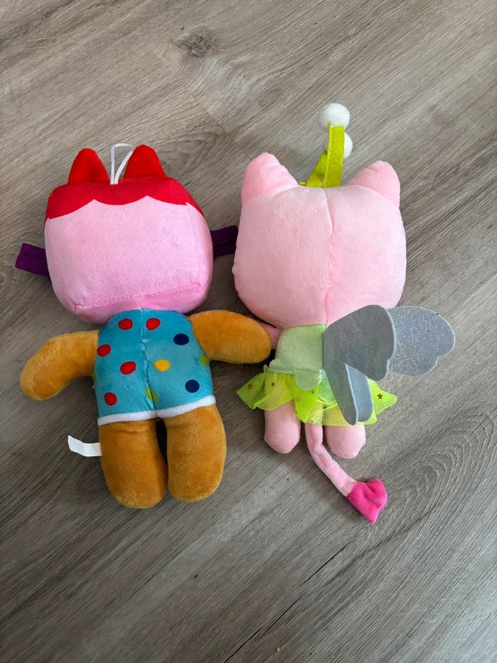 Peluche gabby chat fée chat boîte doudou dessin animé chat maison magique - photo numéro 2