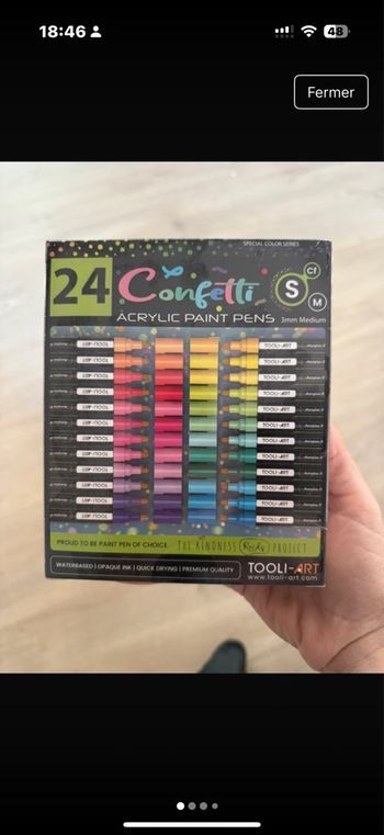 Boite Feutres Tooli Art Confetti M