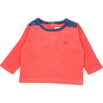 T-Shirt à manches longues 6 mois en coton Petit Bateau