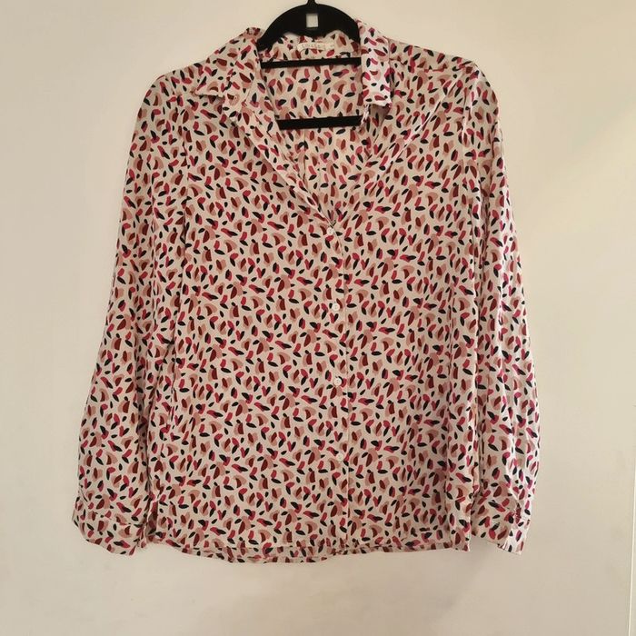 Chemise fluide à motifs