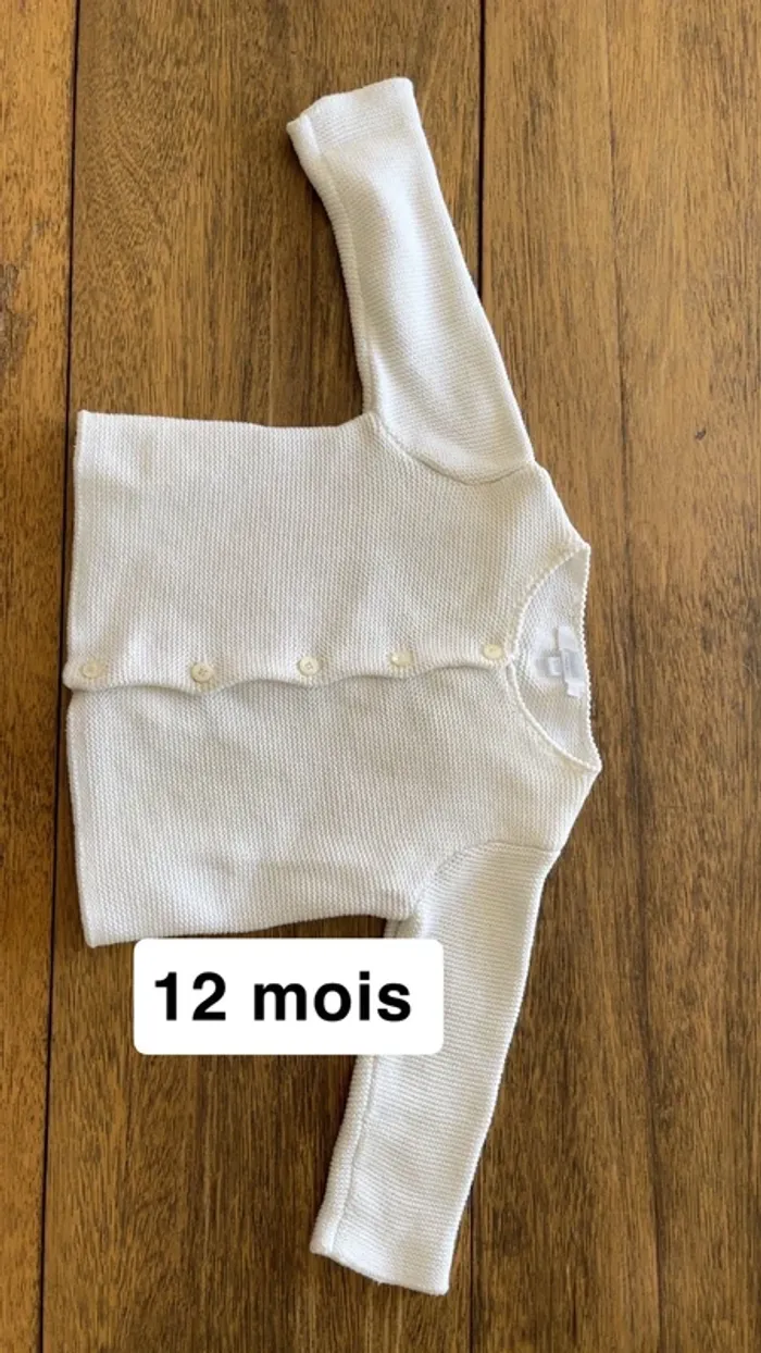 Gilet Jacadi 12 mois