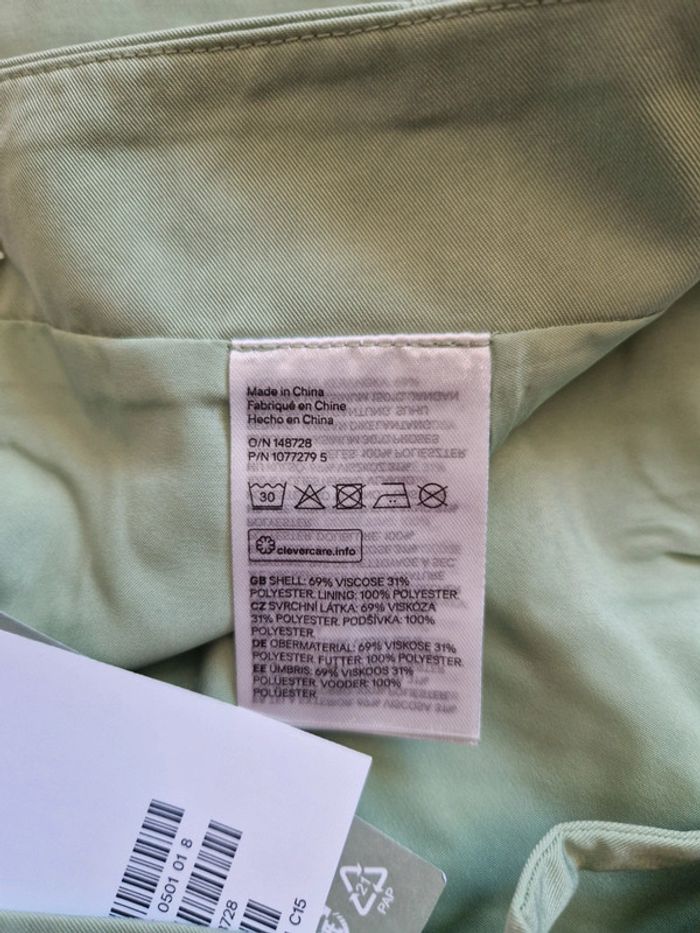 Mini jupe verte pastel H&M – Taille 40 – - photo numéro 5