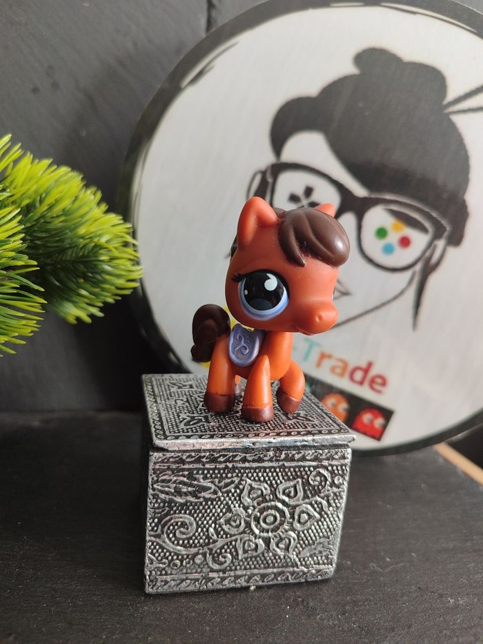 lps00777 My Littlest Petshop Pet Shop LPS cheval Horse 637