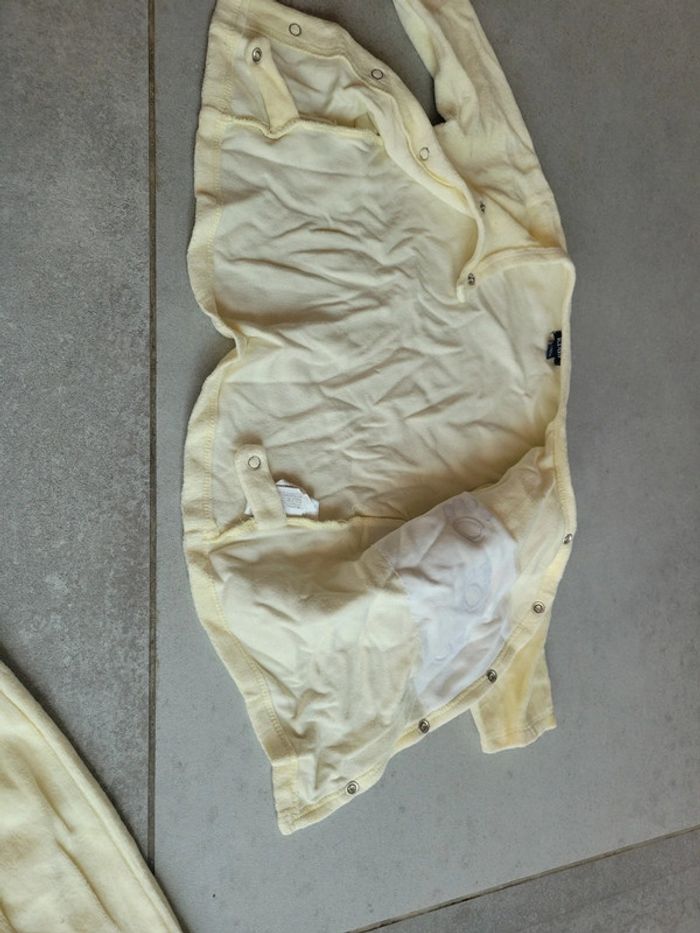 Lot ensemble grenouillère taille 12 mois deux piece veste pantalon - photo numéro 6